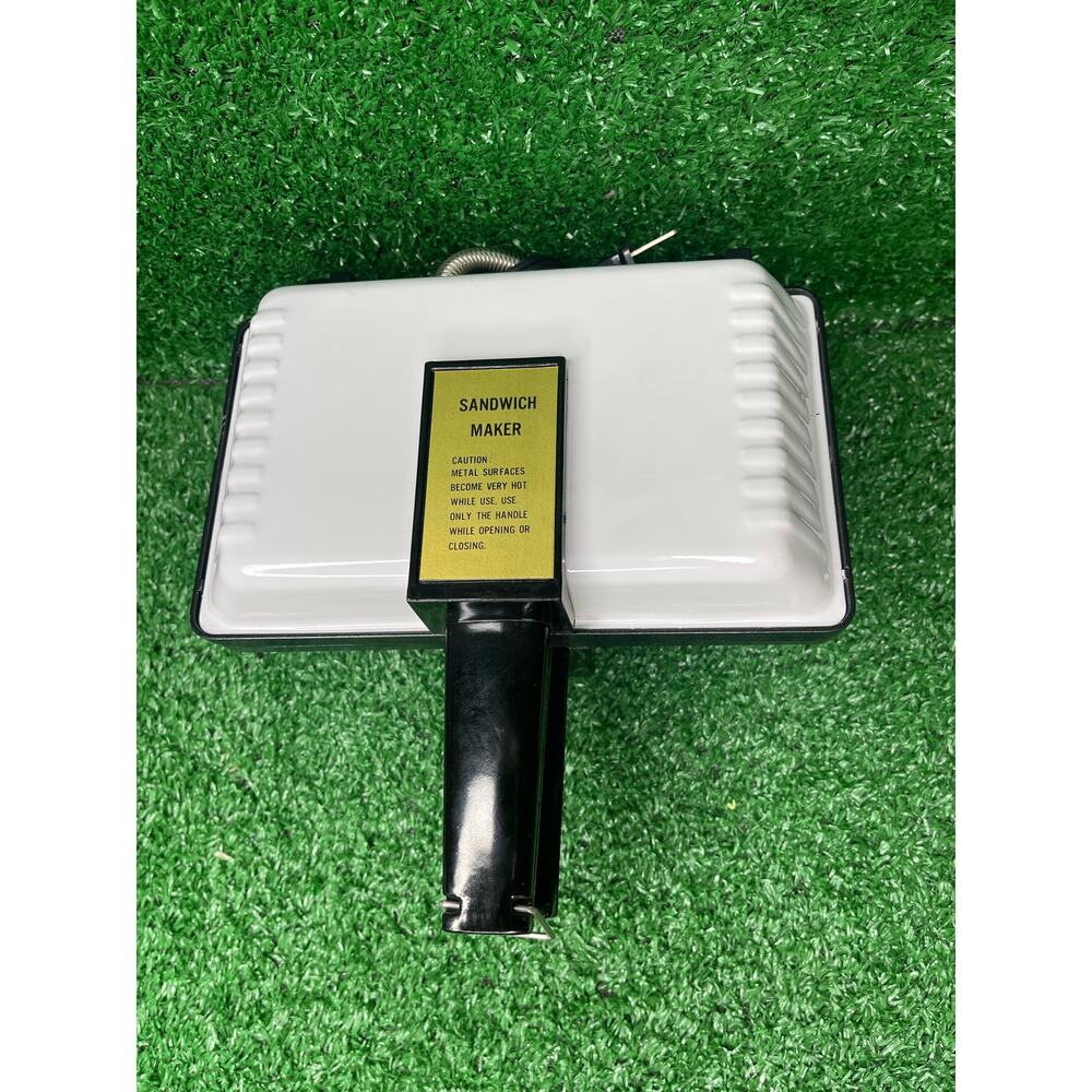 Vintage White Sandwich Toaster